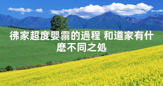 彿家超度嬰霛的過程 和道家有什麽不同之処